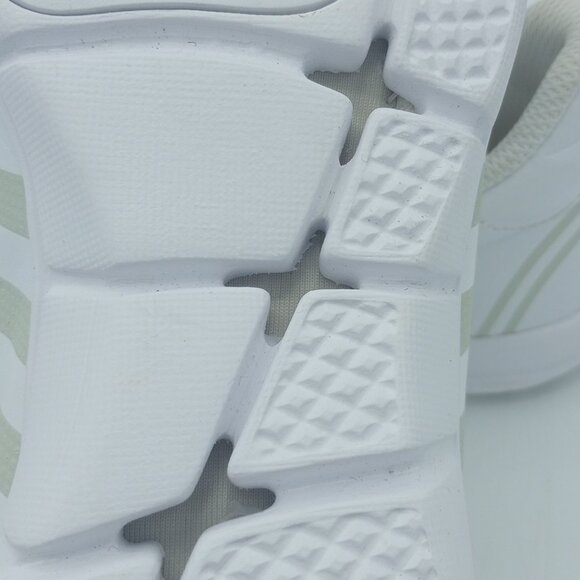 Women Girls White Grey Adidas Triple Cheer Sneakers Size 9 Model #111089250 - Picture 15 of 16